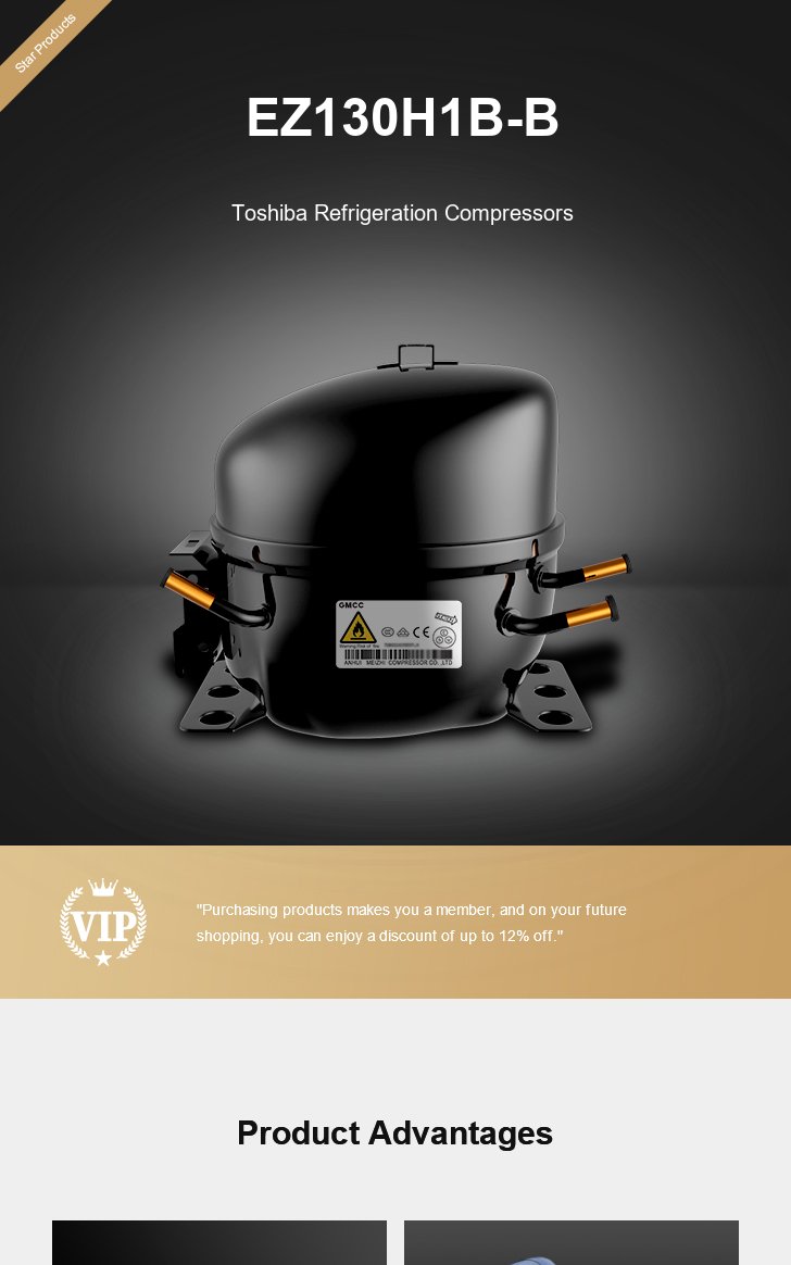 Toshiba Compressor EZ130H1B-B, technical parameters pdf, structure diagram